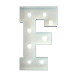 Marquee Letter F