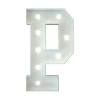 Marquee Letter P