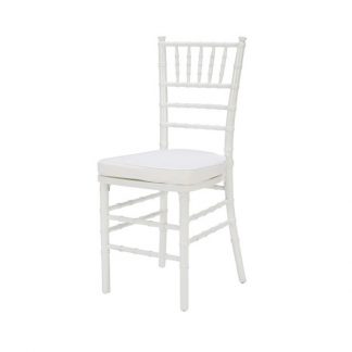 Chiavari Chair White Rental White wedding chairs, elegant event seating, Chiavari chair rentals